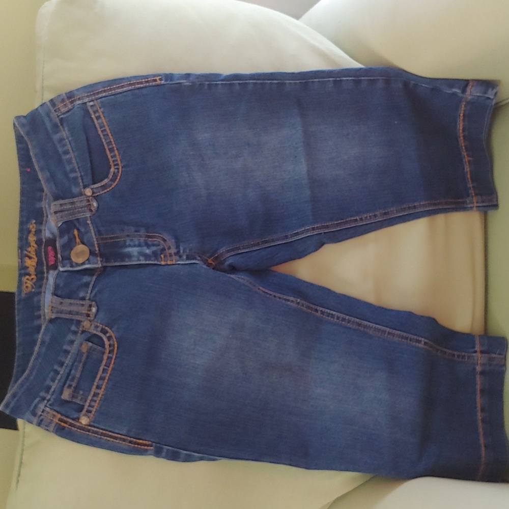 💖Bubblegum Knee length Capri Jeans